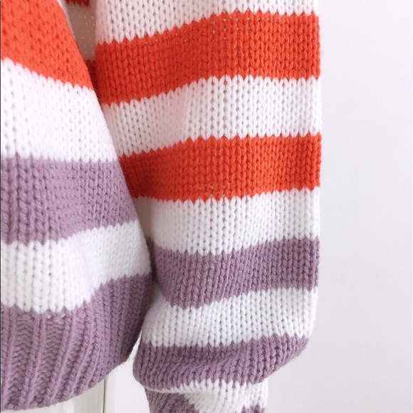 Zaylee Striped Oversized Sweater - Picture 8 of 8